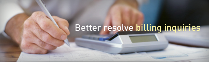 Better Resolve Billing Inquiries