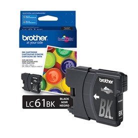 Brother LC61BK Black Ink Cartridge (450 yield)