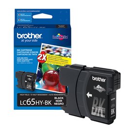 Brother LC65HYBK - High Yield Black Ink Cartridge (900 yield)