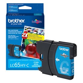 Brother LC65HYC - High Yield Cyan Ink Cartridge (750 yield)