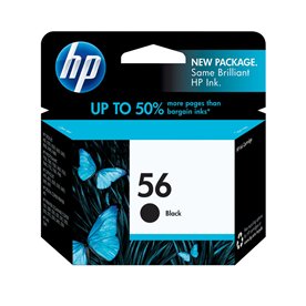 HP 56 (C6656AN) Black Ink Cartridge (520 Yield)