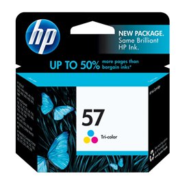 HP 57 (C6657AN) Tri-Color Ink Cartridge (500 Yield)
