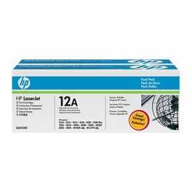 HP 12A (Q2612A) Black Toner Cartridge (2,000 Yield)