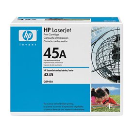 HP 45A (Q5945A) Black Toner Cartridge (18,000 Yield)