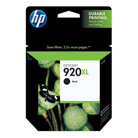 HP 920XL (CD975AN) (High Yield) Black Ink Cartridge (1,200 Yield)