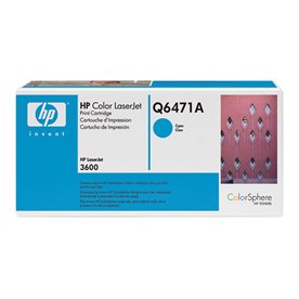 HP 502A (Q6471A) Cyan Toner Cartridge (4,000 Yield)